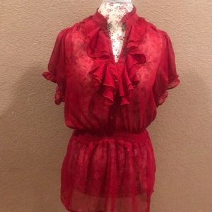 Torrid 0X Sheer Blouse